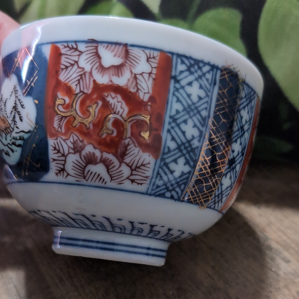 Antique Japanese Rice Bowl With Lid *BINJ - Picture 12 of 13